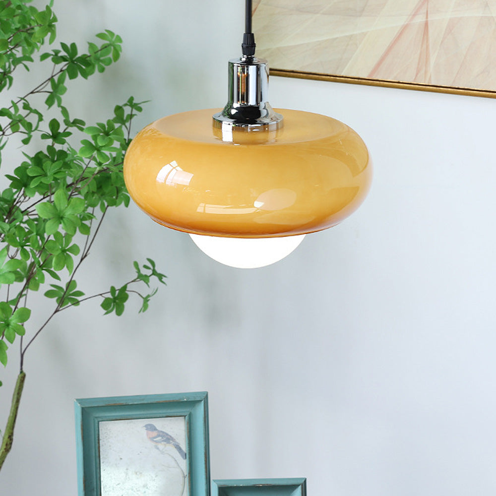 KoffieLicht - Bauhaus Stijl Glazen Hanglamp