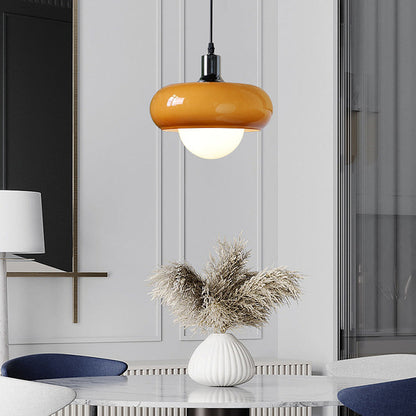 KoffieLicht - Bauhaus Stijl Glazen Hanglamp