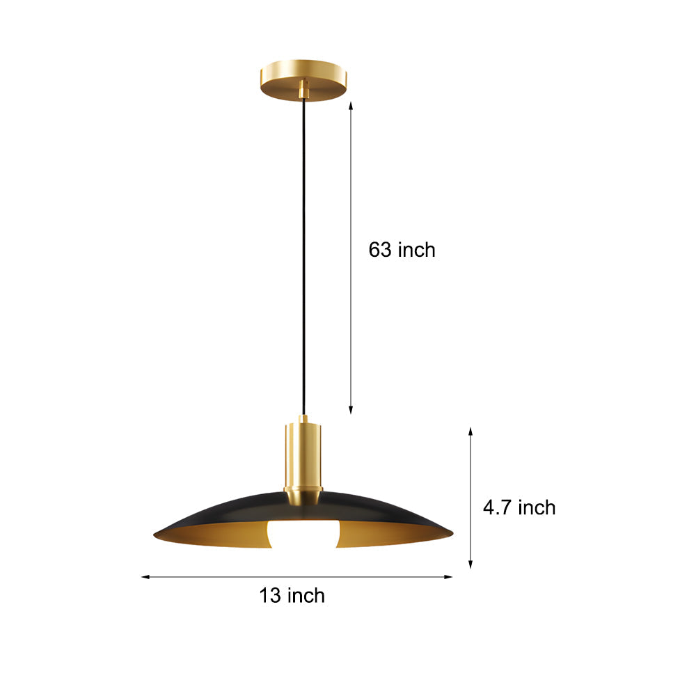 MessingLicht - Stijlvolle Mid-Century Hanglamp