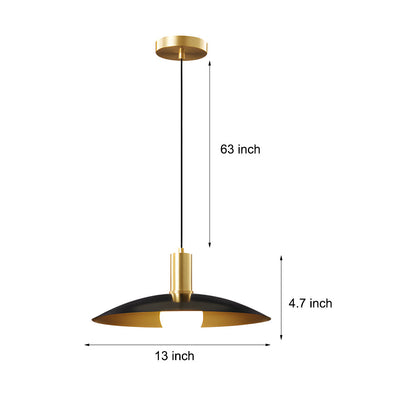 MessingLicht - Stijlvolle Mid-Century Hanglamp