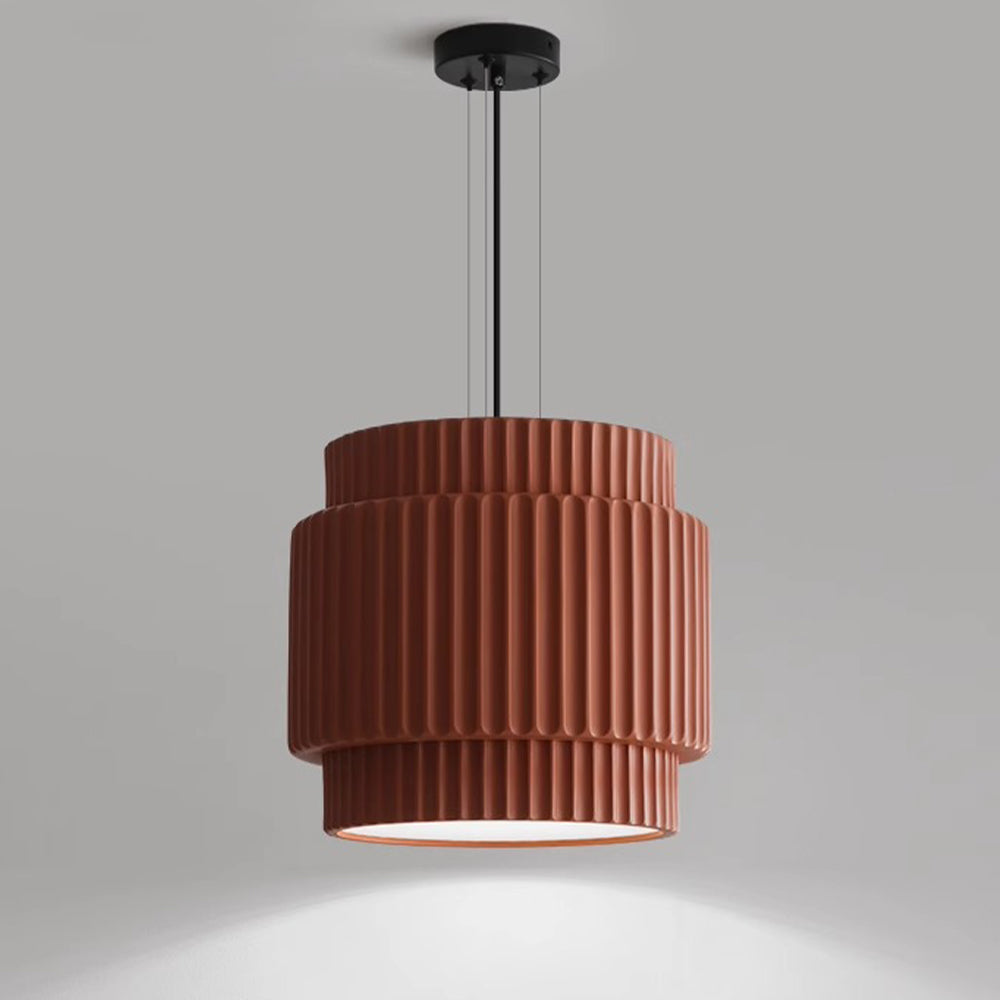 BauResin - Strakke Moderne Hars Hanglamp