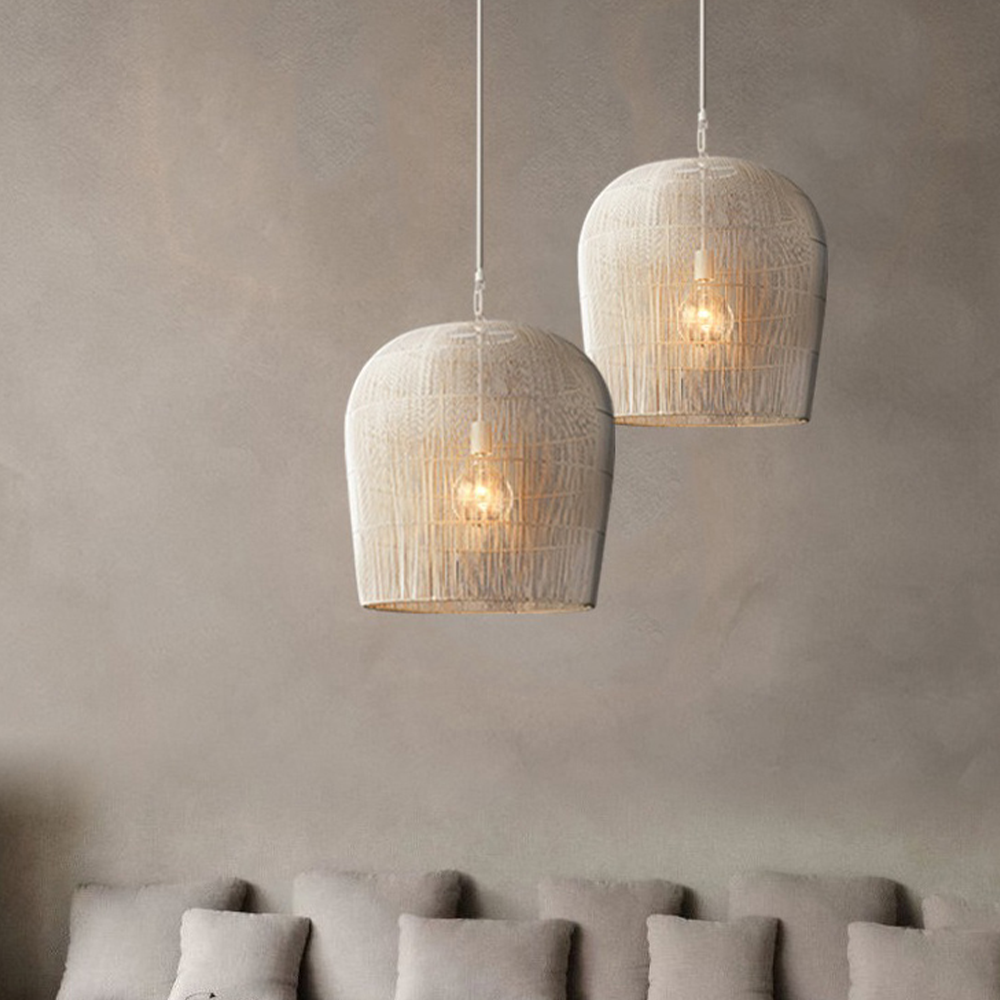 RustiekWeef Hanglamp – Rustieke charme met gevlochten ontwerp