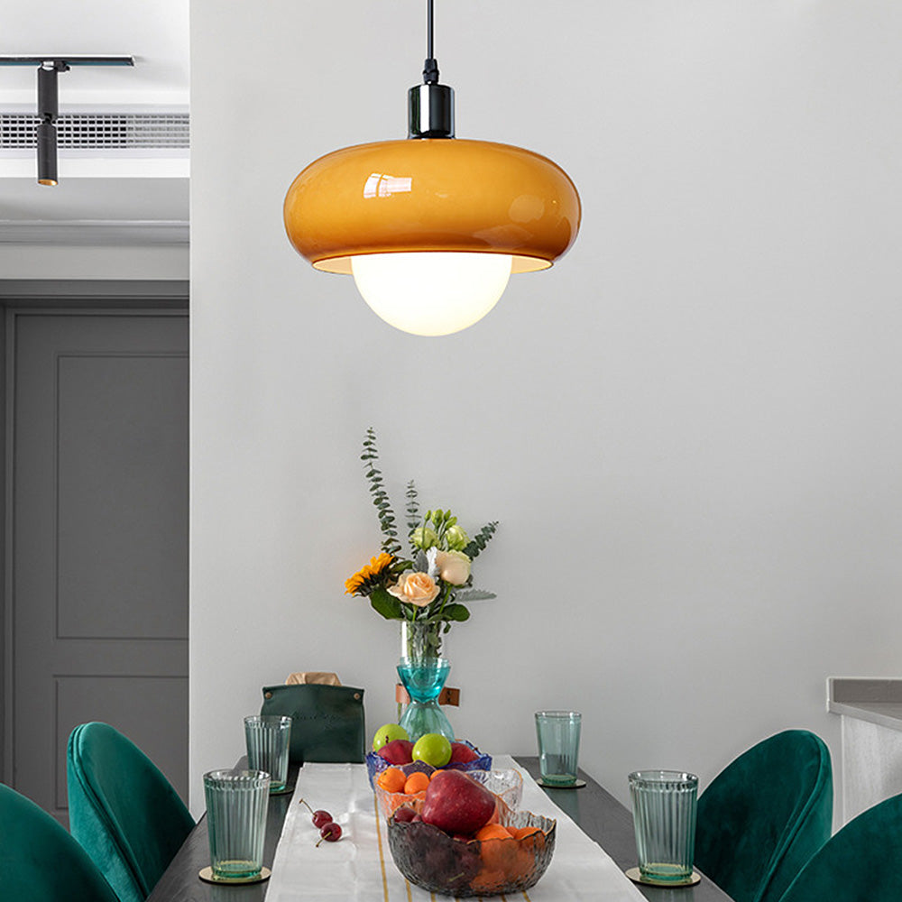 KoffieLicht - Bauhaus Stijl Glazen Hanglamp