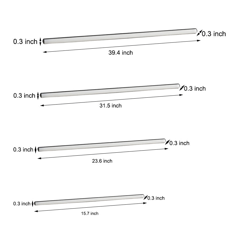 RadiantGlow Luxe LED Strip Set - 6x Lange 12V Opbouw Kastverlichting