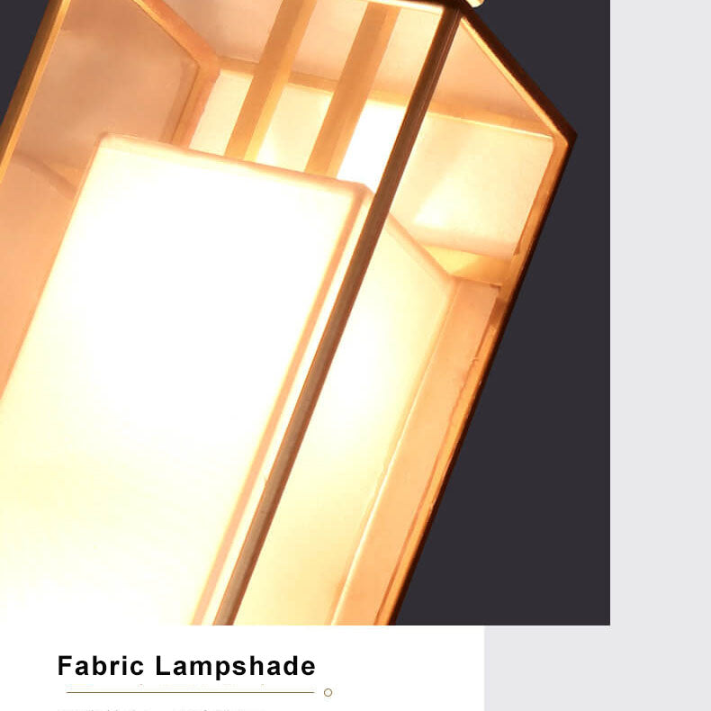 ZenLicht - Minimalistische Stoffen Wandlamp