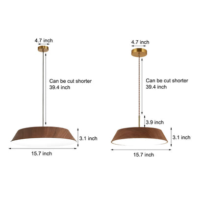 HoutZen - Ronde Japanse Stijl LED Hanglamp