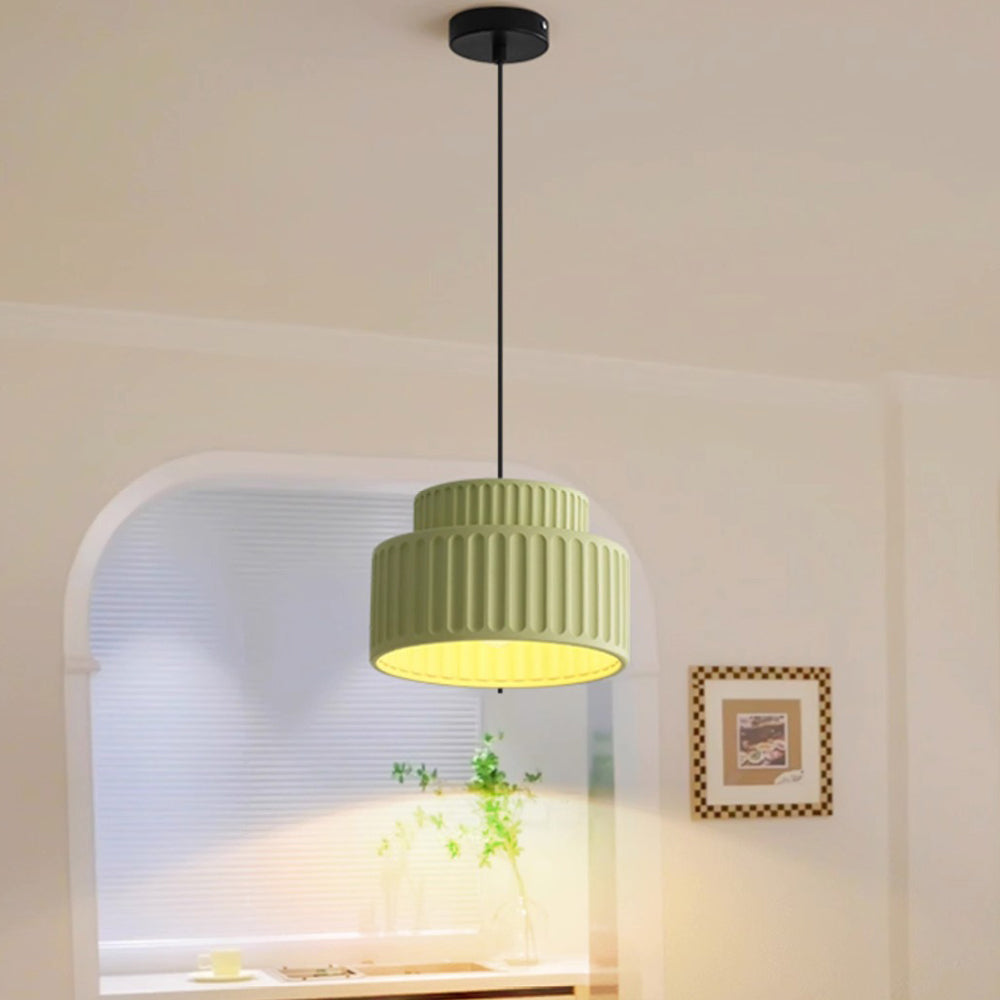 BauResin - Strakke Moderne Hars Hanglamp