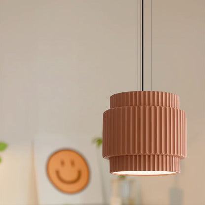 BauResin - Strakke Moderne Hars Hanglamp