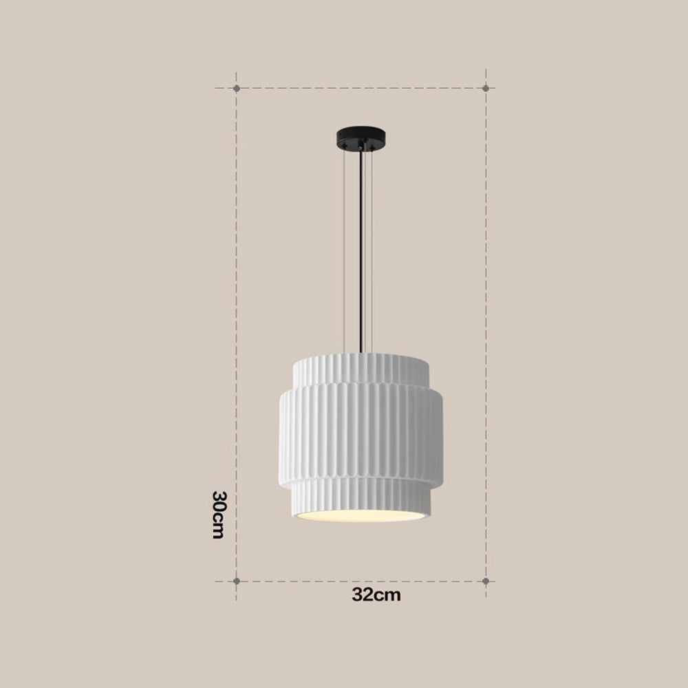 BauResin - Strakke Moderne Hars Hanglamp