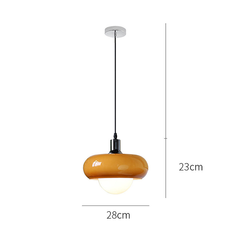 KoffieLicht - Bauhaus Stijl Glazen Hanglamp