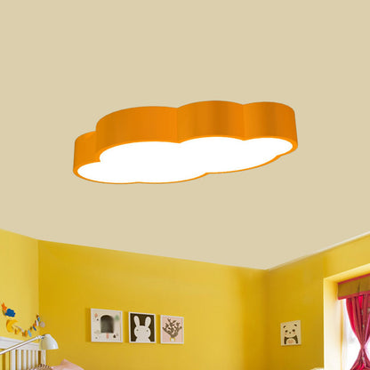 WolkLicht - Speelse Kinderkamer Plafondlamp in Rood, Geel en Blauw