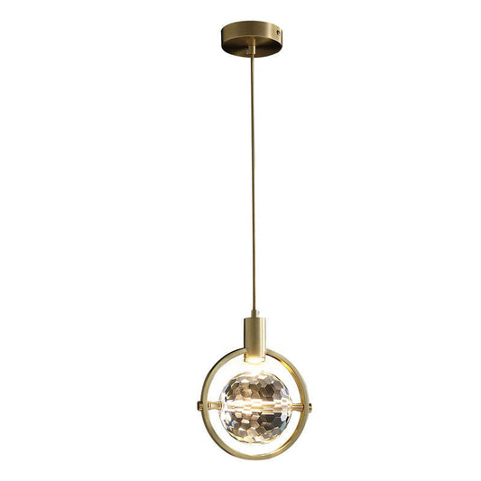 LEDRingGloed - Ringvormige Kristallen LED Hanglamp