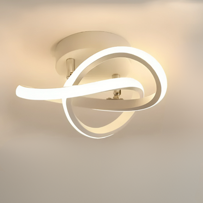 DuoRing - Creatieve LED Plafondlamp met Twee Ringen