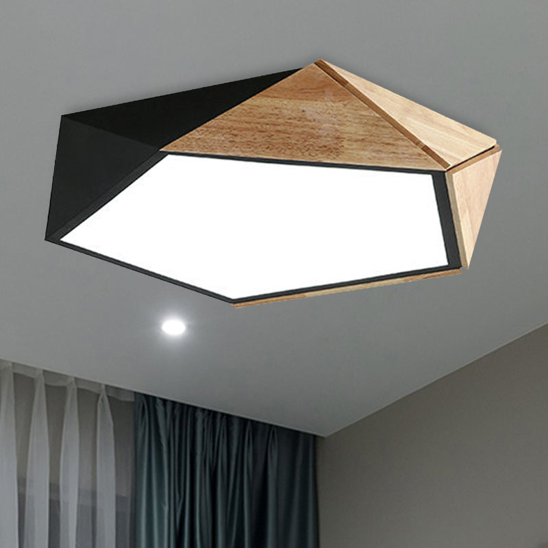 VormLicht - Geometrische LED Plafondlamp in Metaal