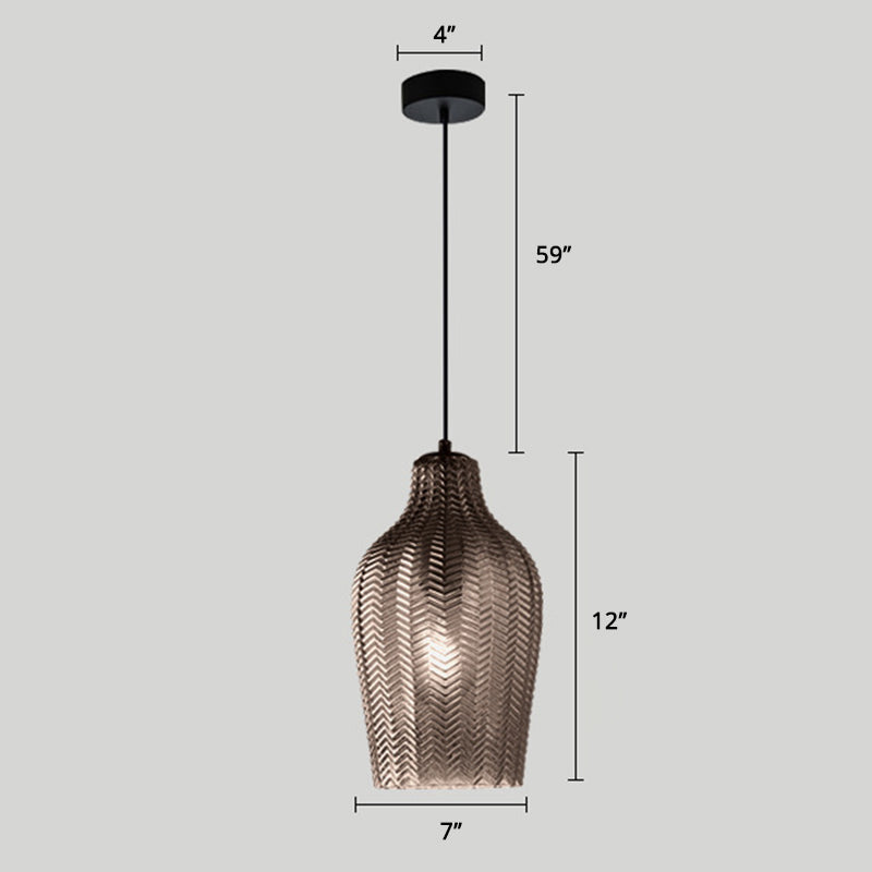 GolfGlasLicht - Moderne Hanglamp met Golvend Design