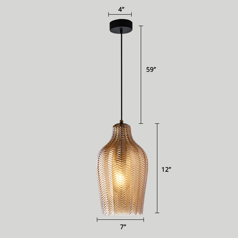 GolfGlasLicht - Moderne Hanglamp met Golvend Design