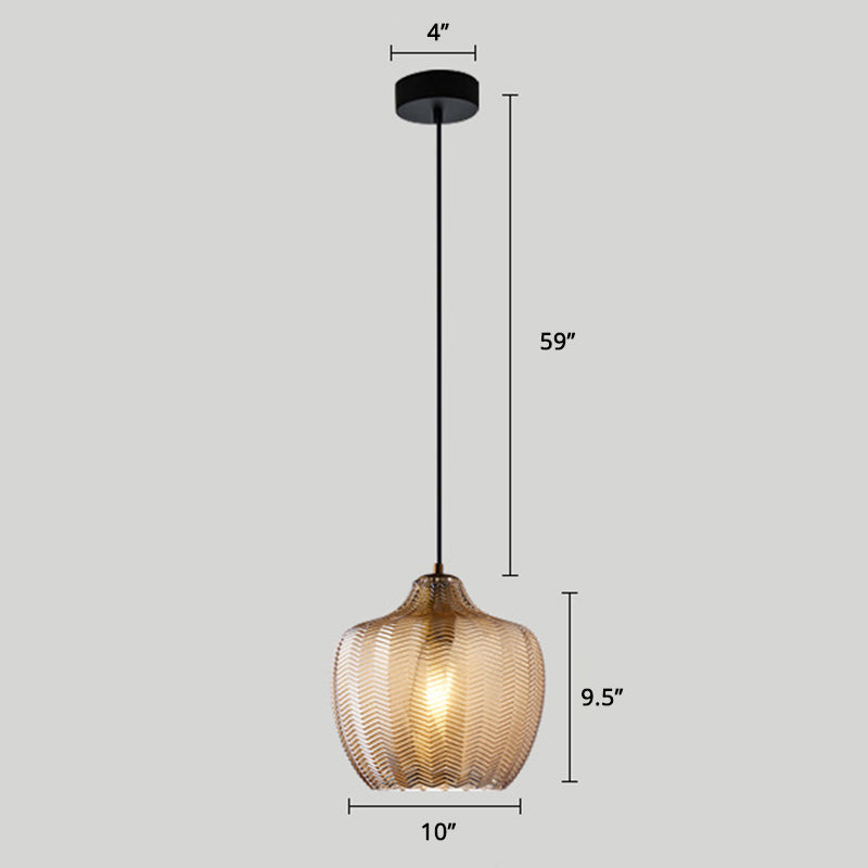 GolfGlasLicht - Moderne Hanglamp met Golvend Design