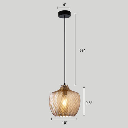 GolfGlasLicht - Moderne Hanglamp met Golvend Design