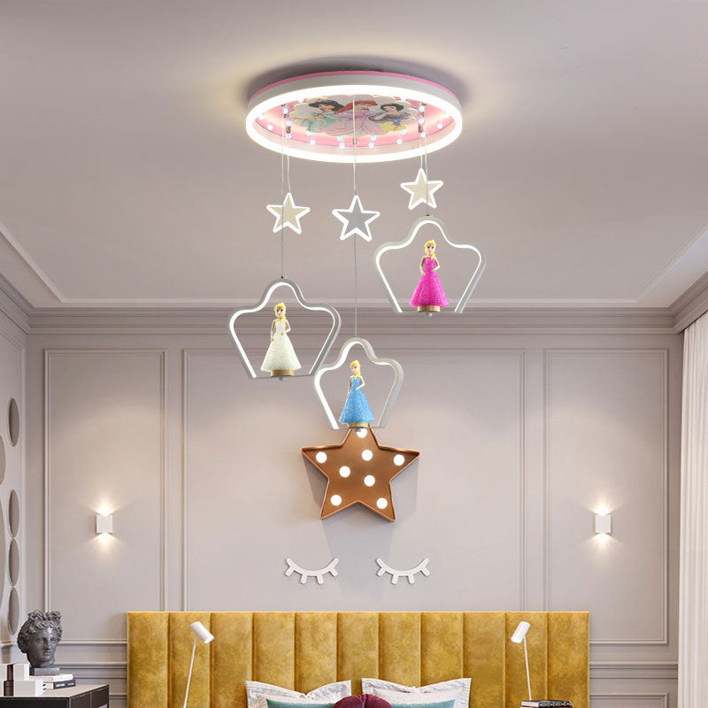 MeisjesDroom Verlichting - Cartoon LED Hanglamp