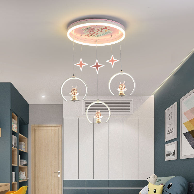 MeisjesDroom Verlichting - Cartoon LED Hanglamp