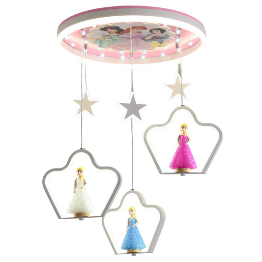 MeisjesDroom Verlichting - Cartoon LED Hanglamp