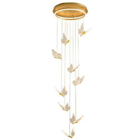 GoudTwist - Gouden Spiraal LED Lamp