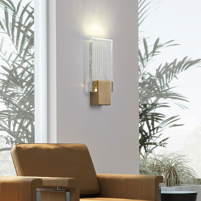 RibbedLux – Moderne Kristallen Wandlamp