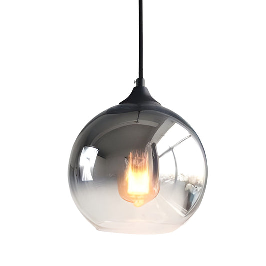 GlasSphere - Moderne Industriële LED Hanglamp