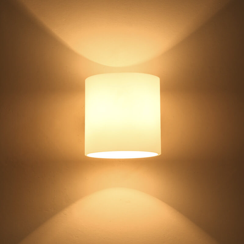 StellarGlow - Moderne Pentagramvormige Glazen Bol Wandlamp met Warme Verlichting