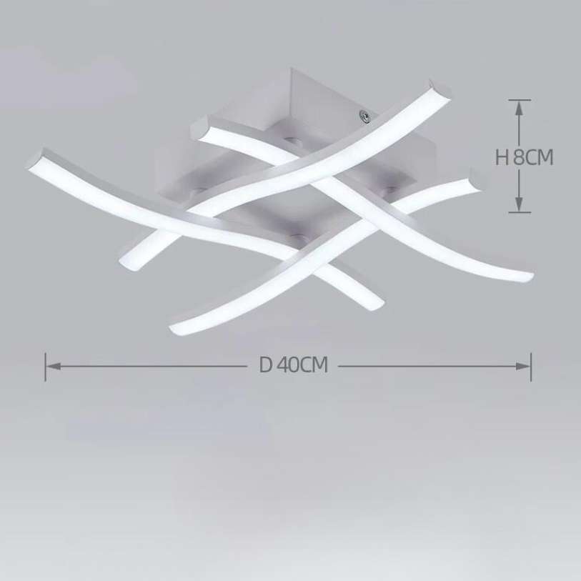 LichtFlex - Dimbare LED Plafondlamp met Driekleurenlicht