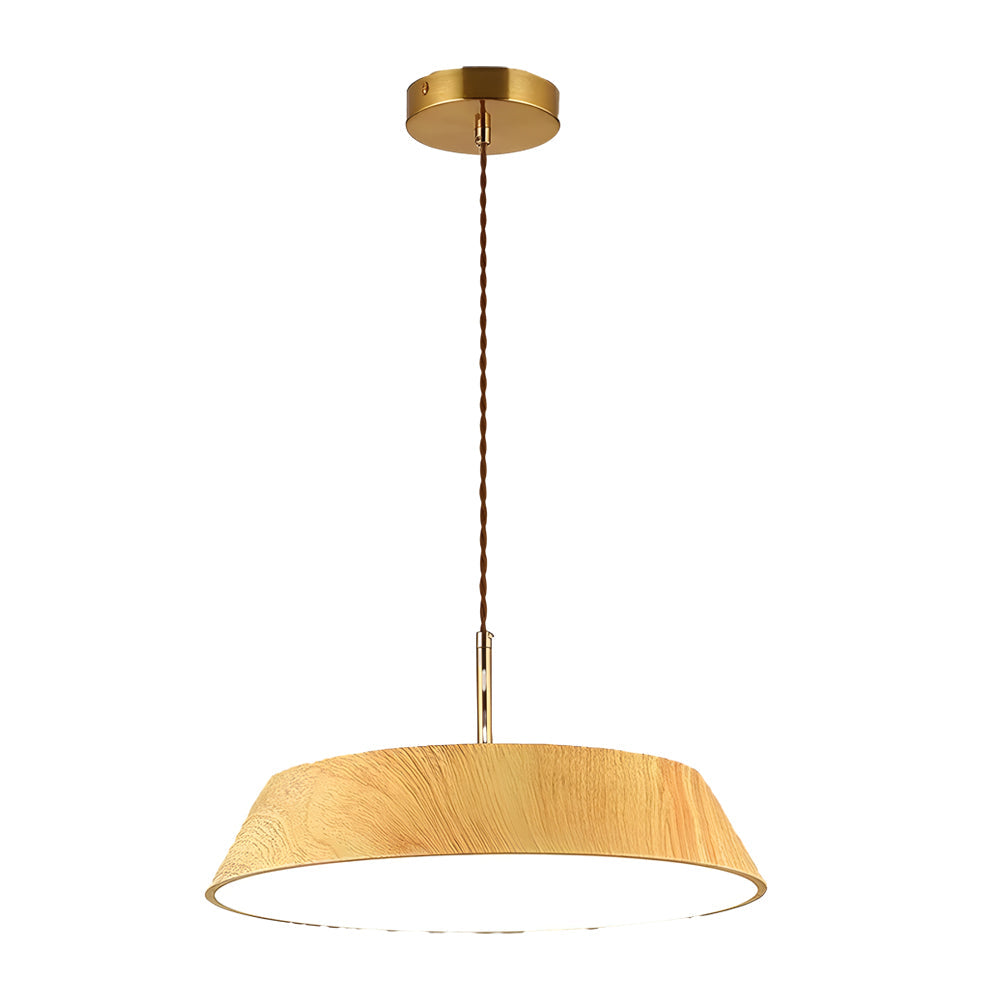 HoutZen - Ronde Japanse Stijl LED Hanglamp