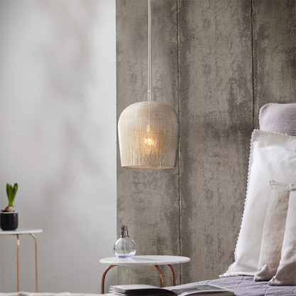 RustiekWeef Hanglamp – Rustieke charme met gevlochten ontwerp