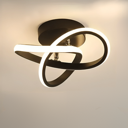 DuoRing - Creatieve LED Plafondlamp met Twee Ringen