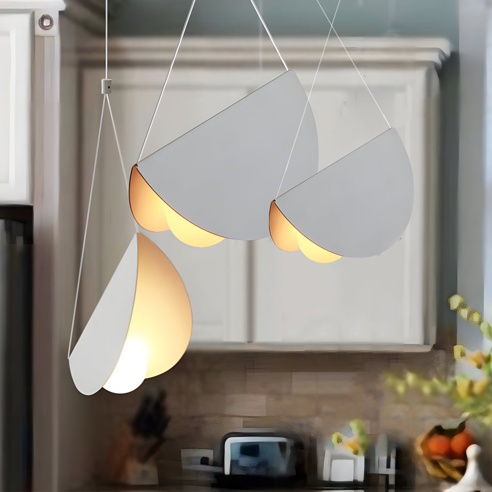 GlideLicht - Strakke Witte Minimalistische Hanglamp