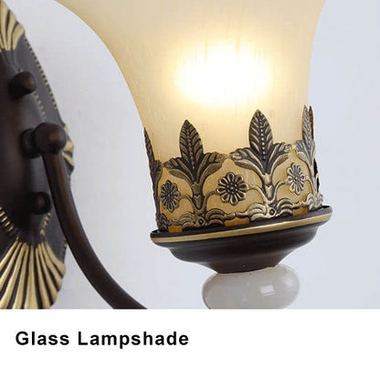 RetroLume - Dubbele Lampenkappen Wandlamp