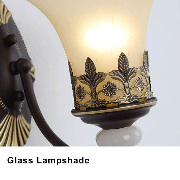 RetroLicht - Wandlamp met Dubbele Klassieke Lampenkappen