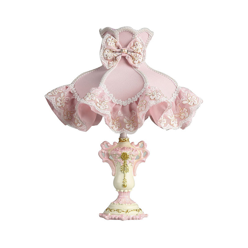 RozePrinses - Kinderlamp met Gebeeldhouwde Basis