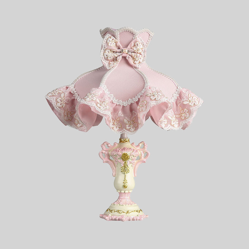 RozePrinses - Kinderlamp met Gebeeldhouwde Basis