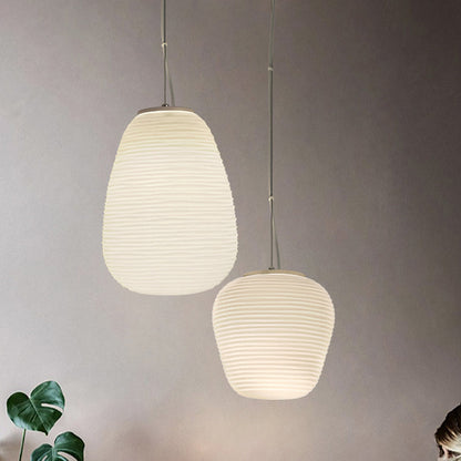 RibbelGlans - Elegante Glazen Hanglamp