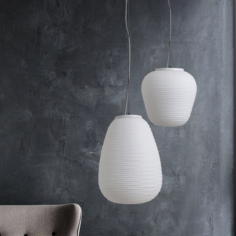 RibbelGlans - Elegante Glazen Hanglamp