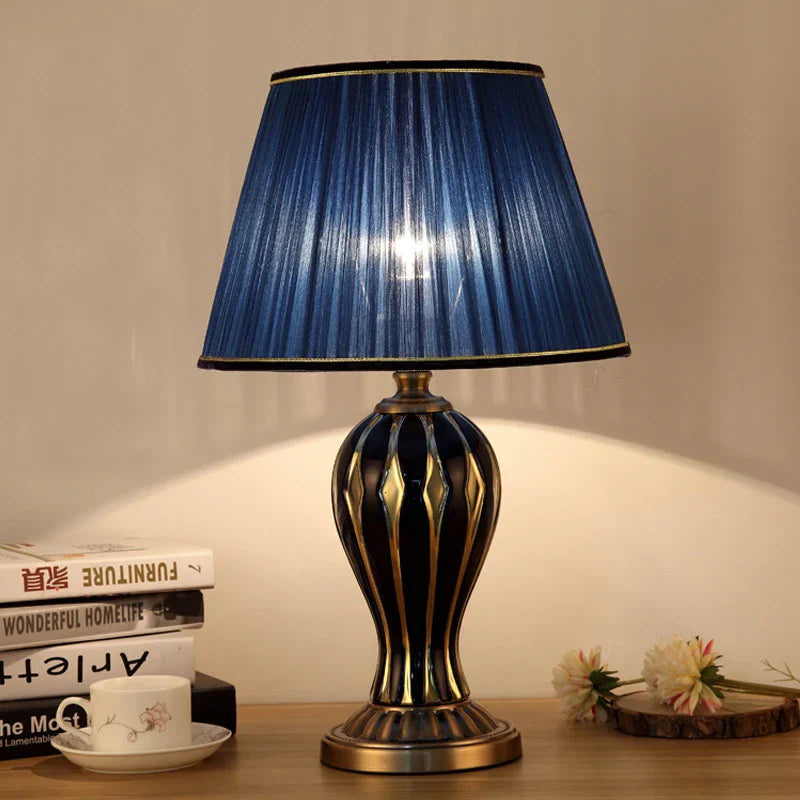 GlamLuxe - Antieke Bureaulamp met Klassieke Elegantie