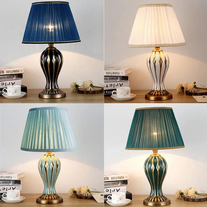 GlamLuxe - Antieke Bureaulamp met Klassieke Elegantie