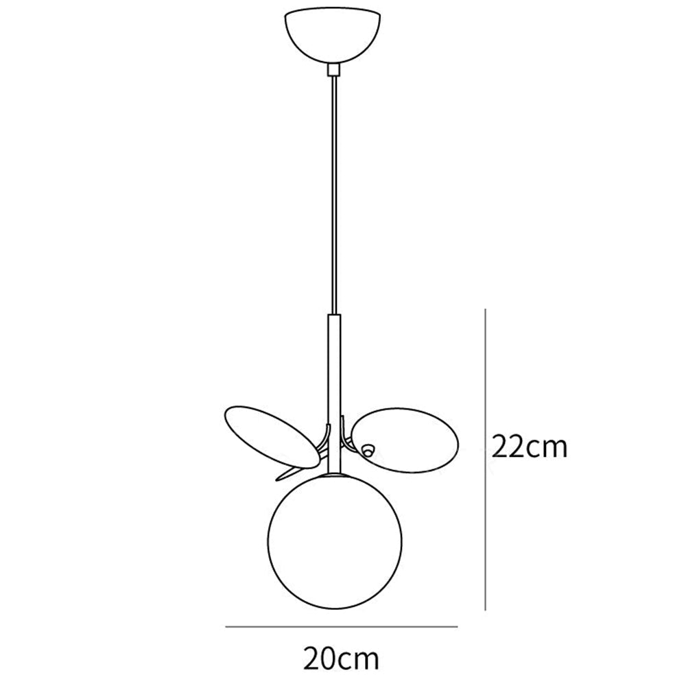 LichtKunstwerk - Moderne PVC Hanglamp met Glas