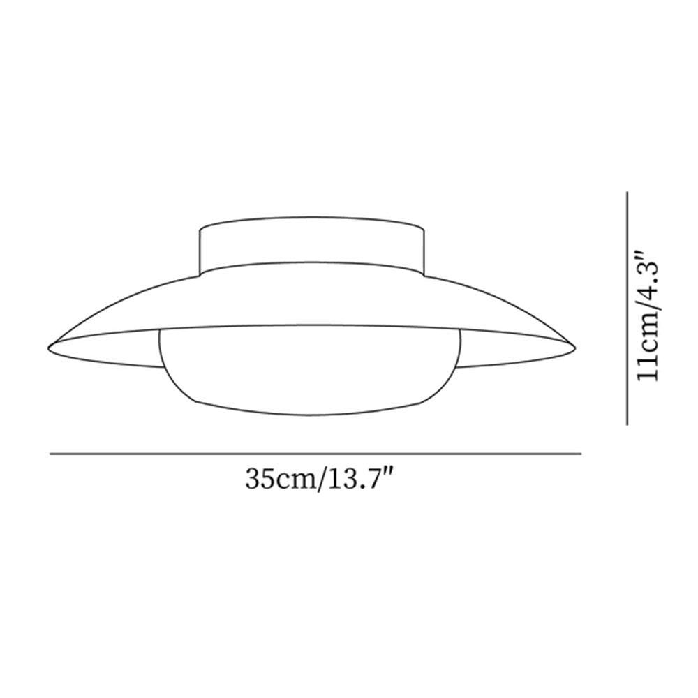 CirkelLicht - Ronde Plafondlamp voor de Slaapkamer