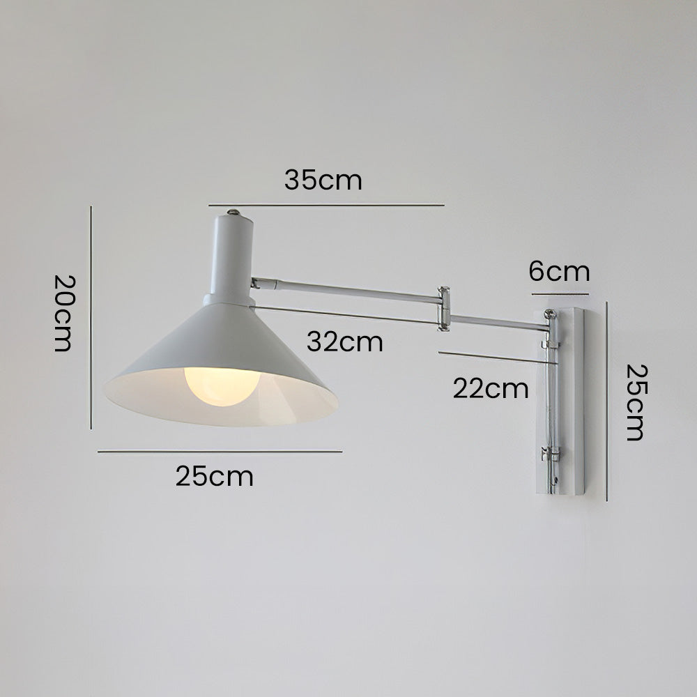 IronTwist - Verstelbare Moderne IJzeren Wandlamp