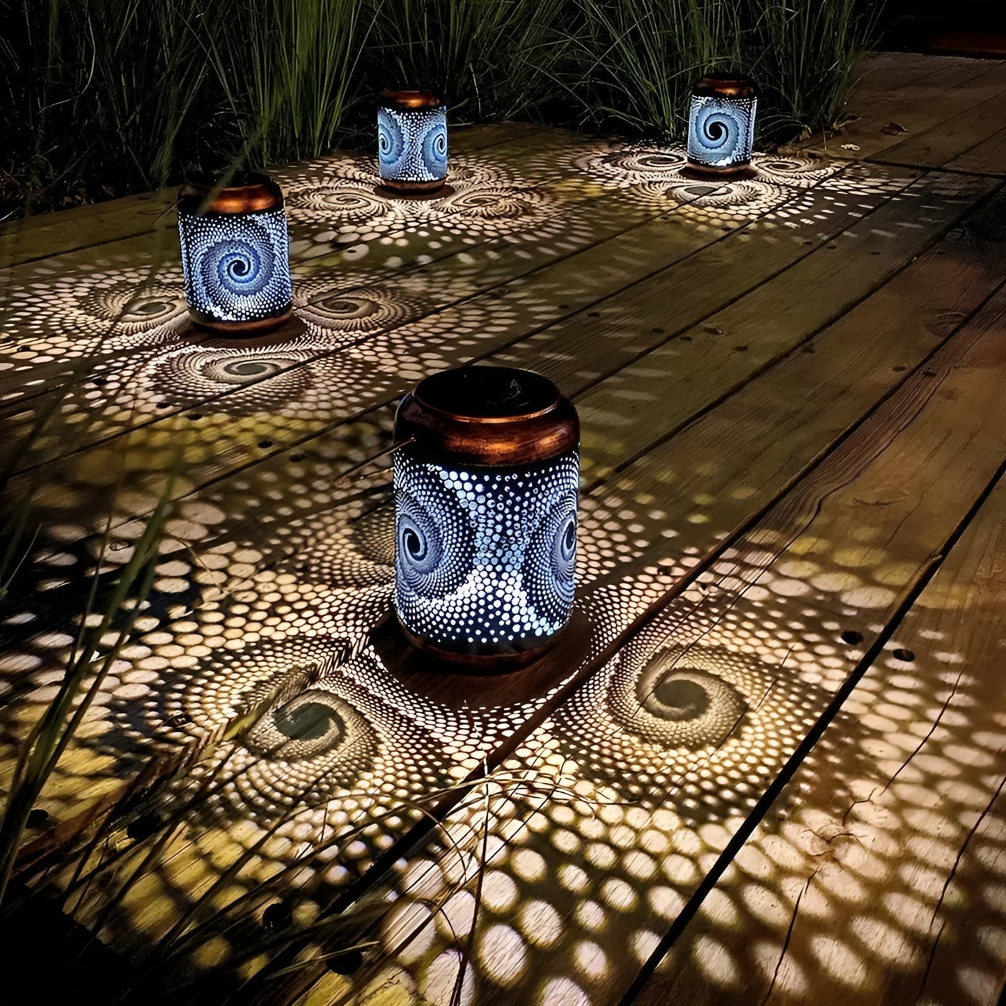 SpiraZon - Solarprojectielamp met Spiraleffect voor Buiten