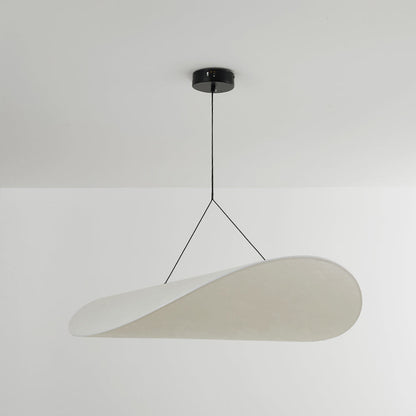 RenéeLux LED Hanglamp in Metaal en Witte Kunstzijde