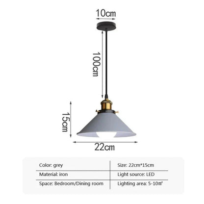 IndustriLicht - Moderne LED Hoorn Hanglamp