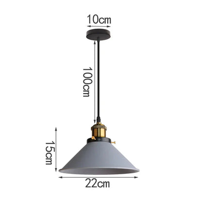 IndustriLicht - Moderne LED Hoorn Hanglamp