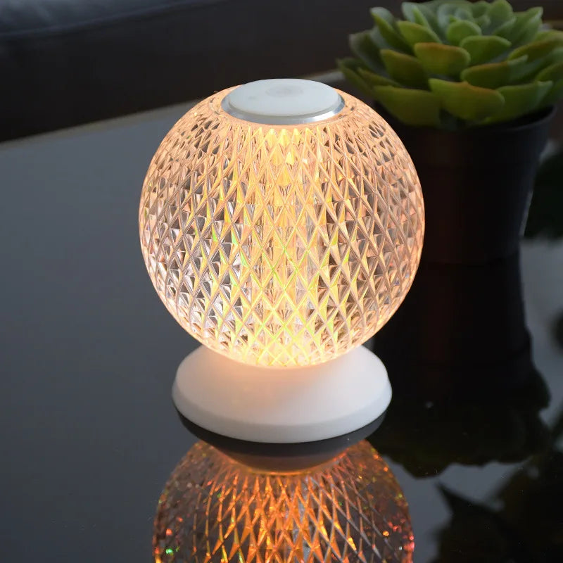 LumiCrysta - Draadloze Moderne Kristallen Lamp